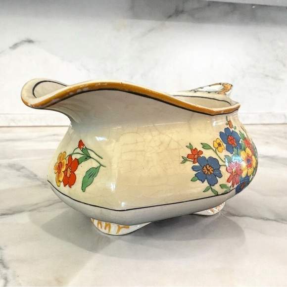 VTG Bone China W.H. Grindley & Co Sheraton Ivory creamer from the 1920s - Picture 4 of 6